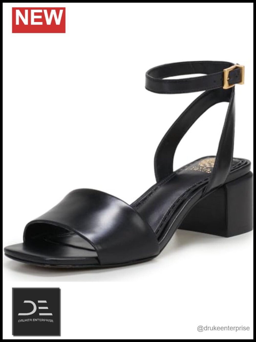 Vince Camuto Carliss Heeled Sandals Women's Block Heel Leather